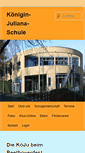 Mobile Screenshot of koenigin-juliana-schule.de